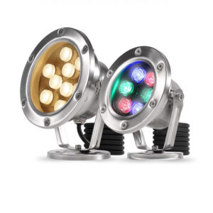 Underwater fountain lights, floodlights, stainless steel, 6W/12W/18W/24W/36W